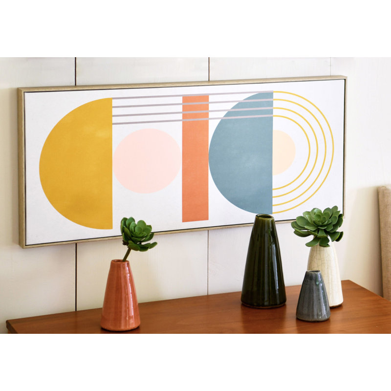 Vase de table en terre cuite Orlando, Blanc / brun / gris