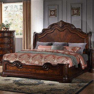 Thomasville French Louis Philippe Carved Cherry Wood King Size