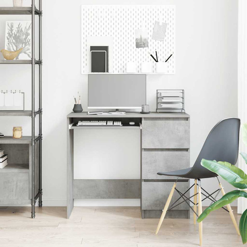 Raeburn Writing Desk, Concrete Grey