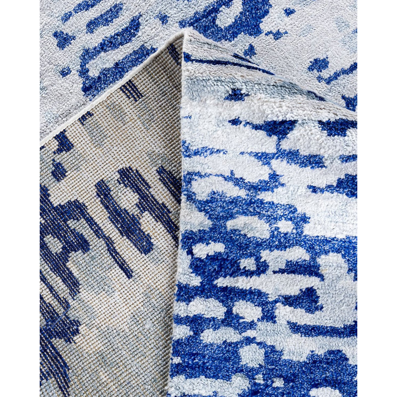 Overdyed One-of-a-Kind 9' 1" X 11' 10" Hand Knotted Area Rug