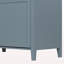 Meuble-lavabo bleu gris 36 po avec lavabo, panneau de fibres à densité moyenne moderne et bois d'hévéa avec 3 tiroirs et tablette réglable, meuble-lavabo autoportant pour le rangement et l'organisation de la salle de bain-1021244014-1021243920