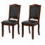 Ensemble de 2 chaises de salle à manger rembourrées