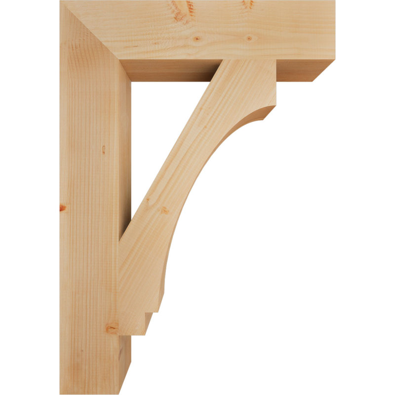 Support à bloc lisse l 5 5 po x P 28 po x H 40 po, sapin Douglas, Douglas (lisse), H 40 po x l 6 po x P 28 po