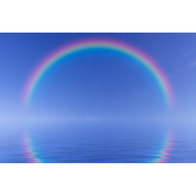 Rainbow - Wrapped Canvas Print, 30cm H x 46cm W x 3.8cm D