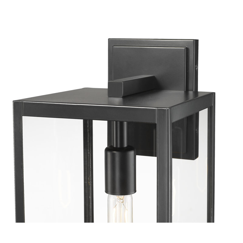 Steel Wall Light, 17.5" H x 7.5" W x 8.5" D