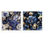 Solihull - Ensemble de 2 collages carrés floraux-101864567-101864570
