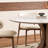 Cream-style solid wood rock plate dining table-626880077