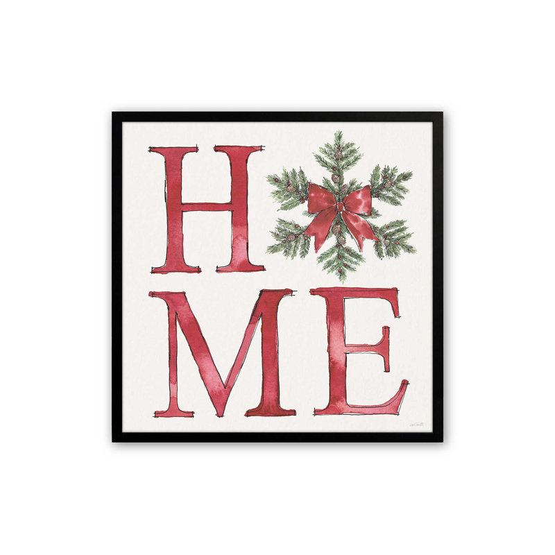 Imprimé de maison rétro, H 21,5 po x l 21,5 po, Cadre simple noir satiné, bois massif
