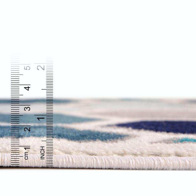 Santos Geometric Indoor Rug, Runner 2' x 13'1"