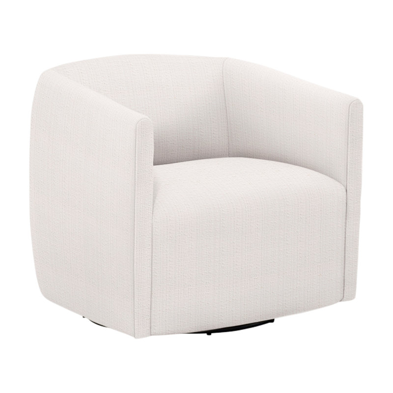 Ravello Outdoor Swivel Lounge Chair, White Sunbrella 6063-000