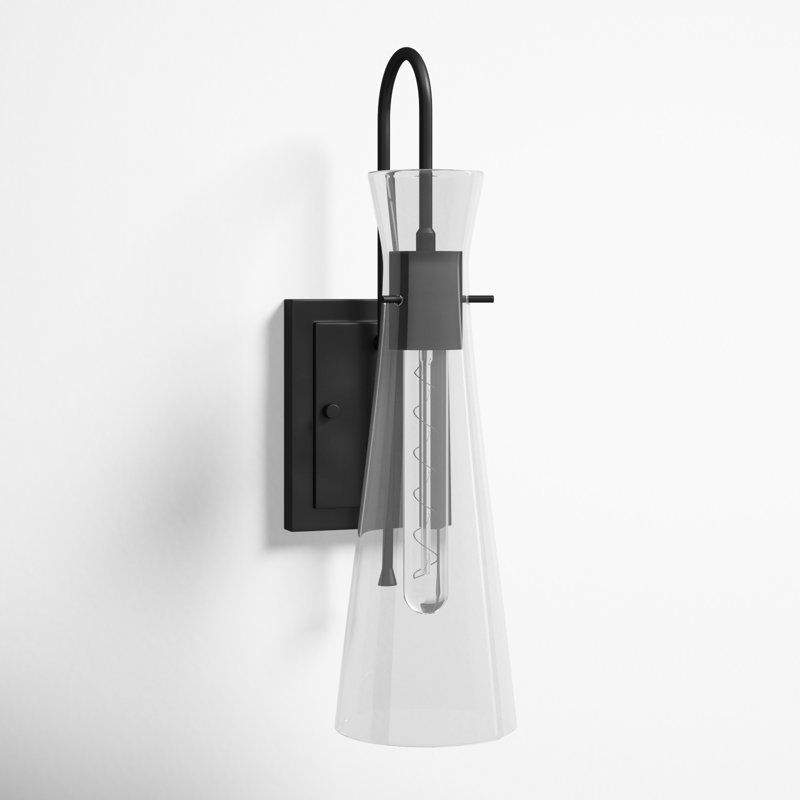 Bartly Dimmable Bath Sconce, Black