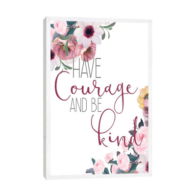 Courage and Truth I 1 Piece Wall Art on Canvas