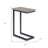 24" Beige Metal End Table