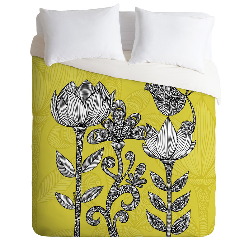 Valentina Ramos Polyester Floral Duvet Cover, Queen, Luxe