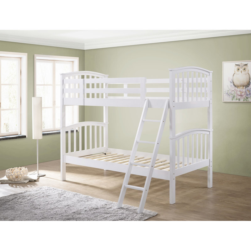 Single (3') Bunk Bed Standard Bunk Bed, White Matt