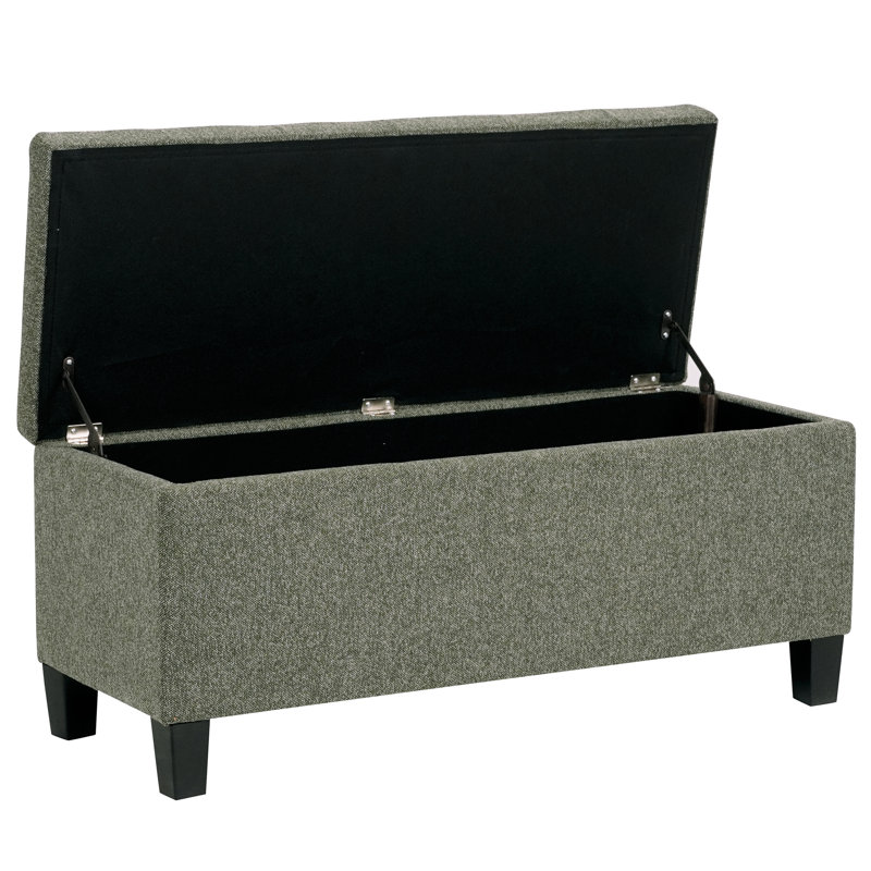 Banc moderne avec rangement profond, Modern bench with deep storage-Moss