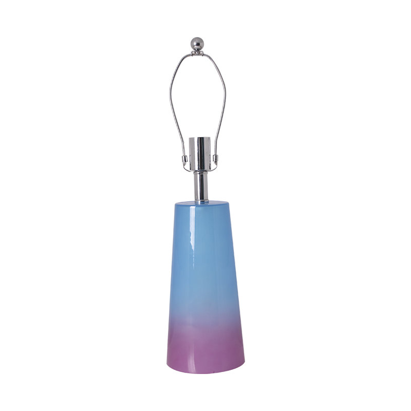 Lampe de table 25 "(ensemble de 2), Dégradé bleu à mauve