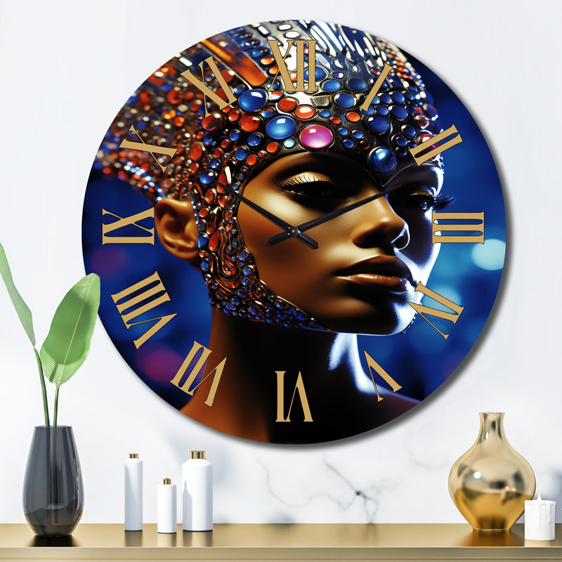 Claytin Analogue Wall Clock, Large