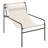 Baugus Metal Outdoor Armless Lounge Chair