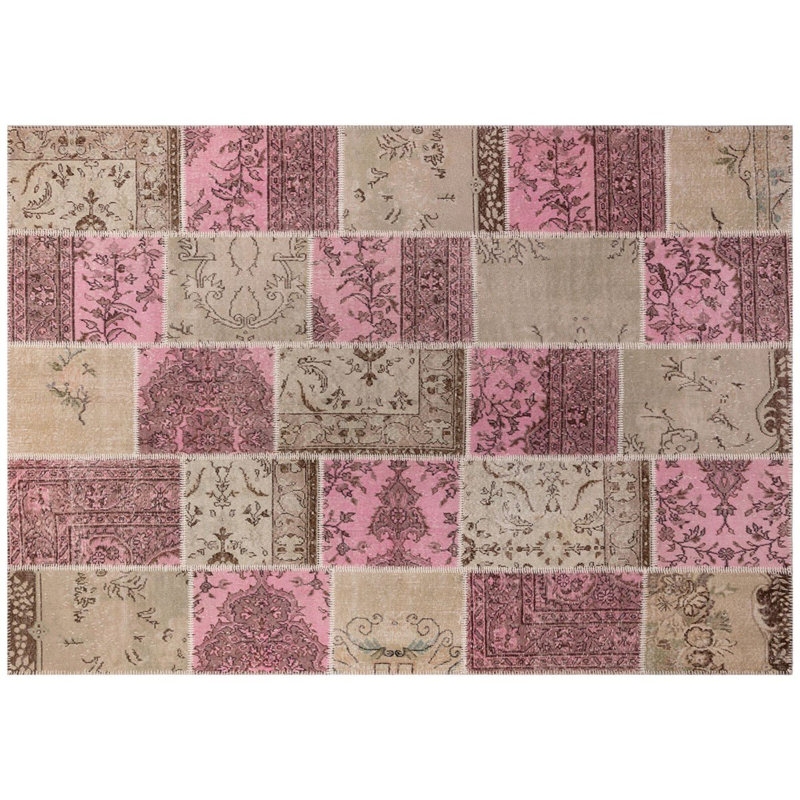 Tapis beige moderne fabriqué à la main Modern