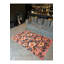 Tapis lavable en machine à motif floral rose Paris-724645903