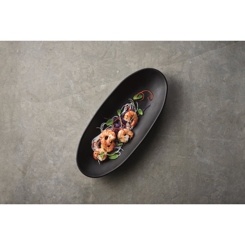 Pigment 700ml Noir Melamine Soup Plate