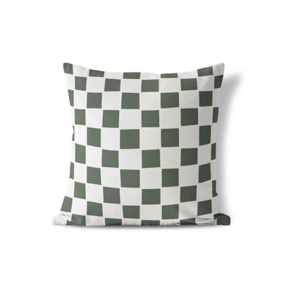 Coussin à carreaux