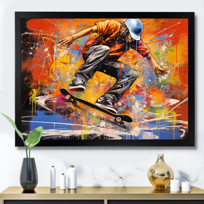 " Skateboard Street Canvas I "