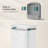 13.2 Gallon Steel Motion Sensor Odor Resistant Trash Can with 15 trash bags-98350499