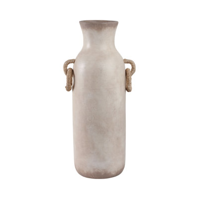 Handmade Pottery/Woven/Clay/Jute Floor Vase