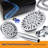 7" Premium High Pressure 3-Way Rainfall Combo-115212118