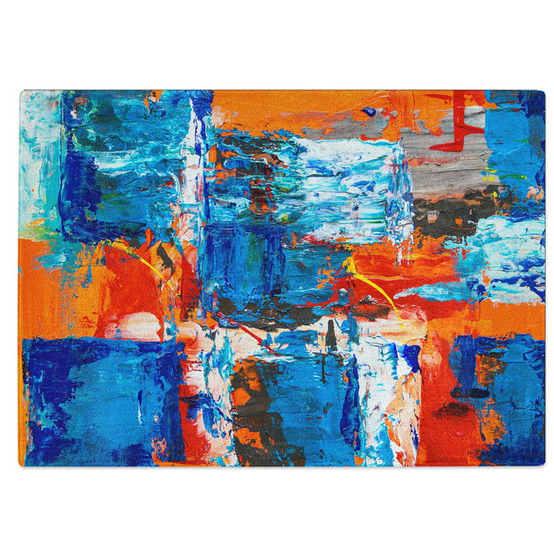 Tempered Glass Art Painting Vol.336 Chopping Board, 28.5 cm W x 20 cm L