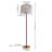 Masey 63.75" Cotton Shade Floor Lamp