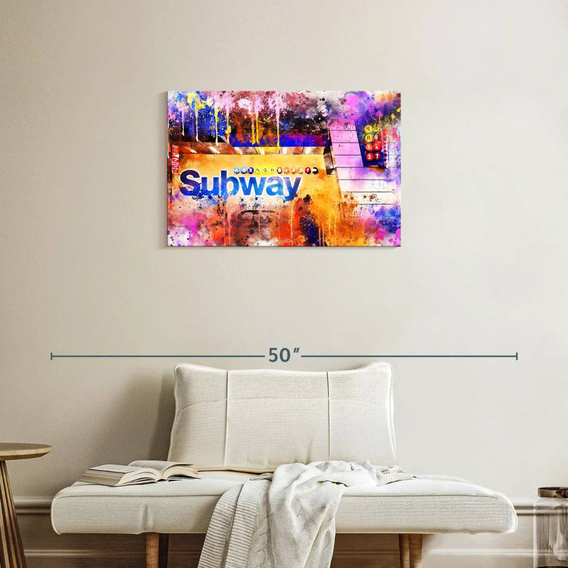 Ravi Subway I, 20" H x 30" W