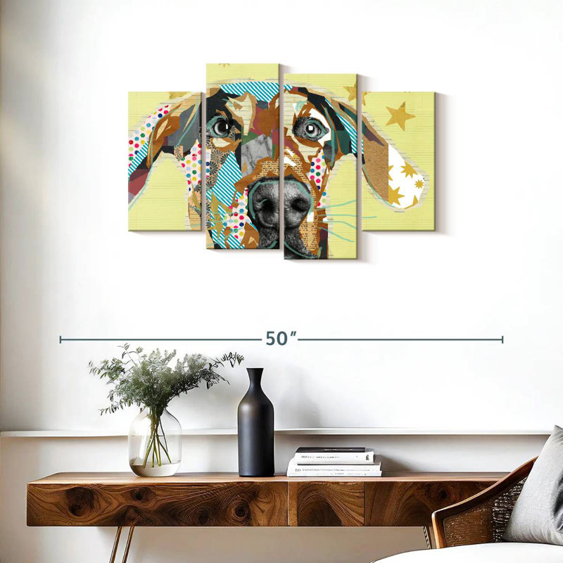 Brampt Doberman Collage, 22" H x 36" W