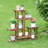 Solid Wood Weather Resistant Plant Stand Plant Stand