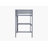 Grey Watsons High Loft Bed With Desk, Ladder & Safety Guardrail, Rubber Wood Construction-1751279232