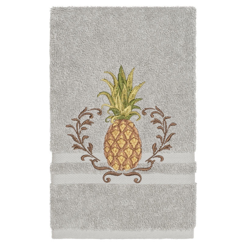 Welcome Turkish Cotton Midweight Hand Towel, Light Gray