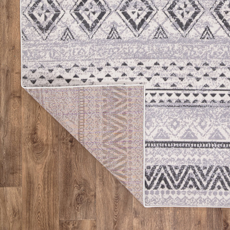 Crigler Performance Geometric Indoor Rug, Runner 2' x 7'