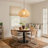 19" Boho Natural Handwoven Rattan Dimmable 1-Light Single Pendant Light