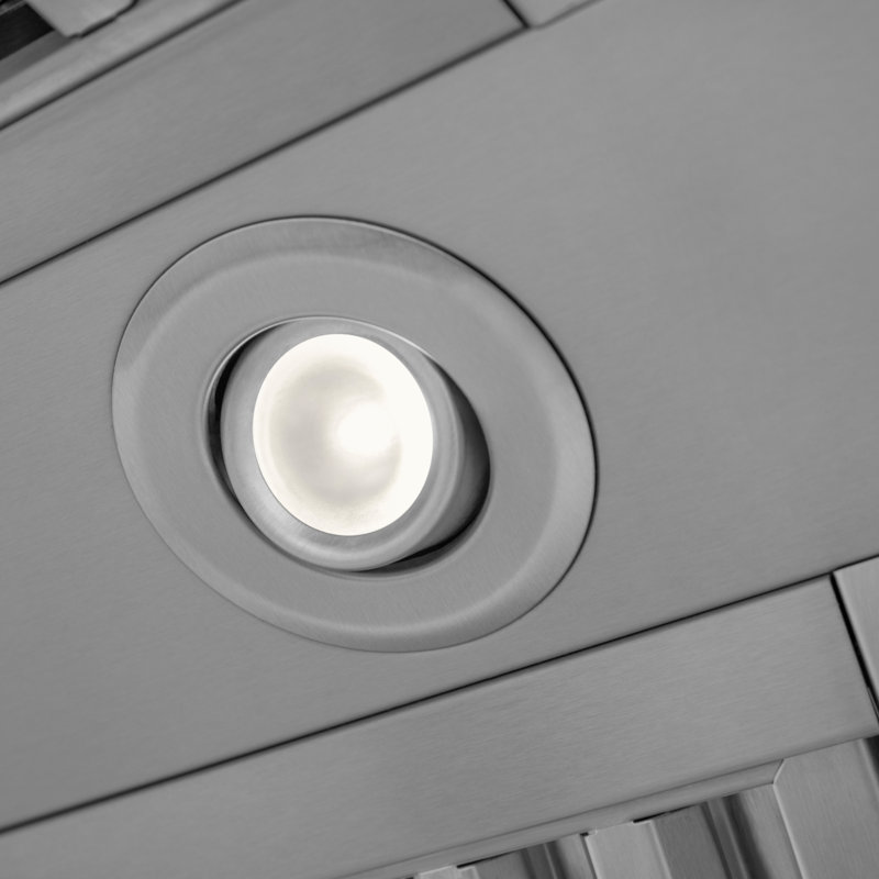 Professional 500 CFM Convertible Wall Mount Range Hood in Stainless Steel