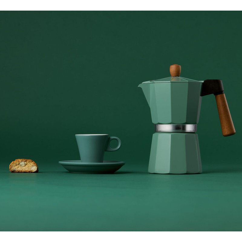 Machine à espresso Legno, menthe, 7,5 h, Vert