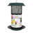 Woodlink Magnum 4-Quart Nyjer Thistle Seed Hanging Screen Bird Feeder, Green