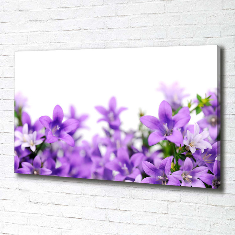 Purple Bells 1 Piece Wall Art on Canvas
