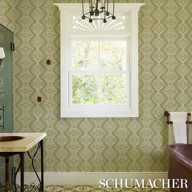 Berkeley Wallpaper, Green