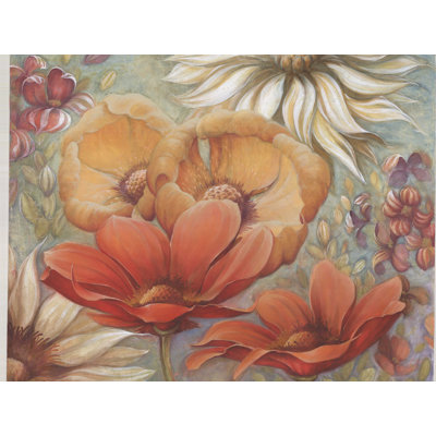 " Orange And White Flowers "