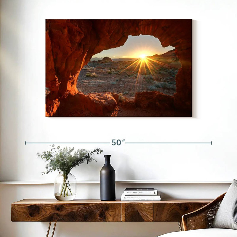 Alvord Red Rock Canyon Sunrise, H 26 po x l 39 po