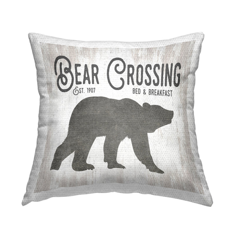 Coussin extérieur Bear Crossing Bed & Breakfast