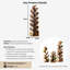 Burruss Solid Wood Tabletop Wine Bottle Rack Brown
