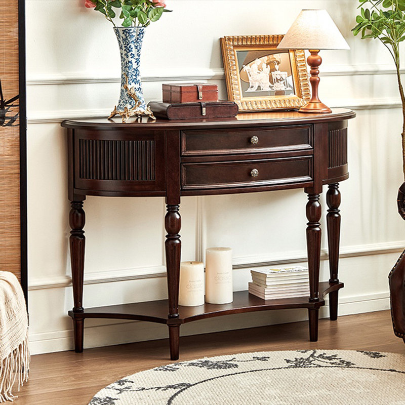 Console américaine, H 33,46 po x l 46,85 po x P 15,75 po